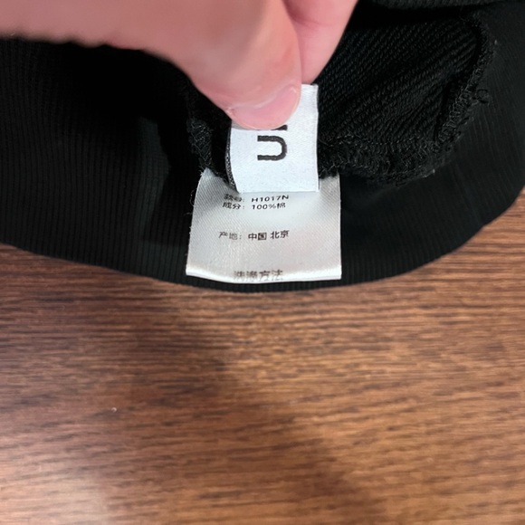 vintage black hoodie streetwear basic minimalist fall winter - Picture 4 of 7